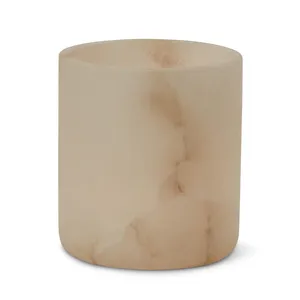 Ljushållare Alabaster 12x11cm Vit