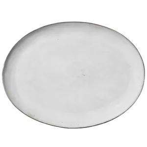 Broste Copenhagen - Nordic Sand Tallrik oval 35,5 cm