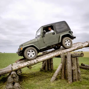 Terrängkörning Jeep