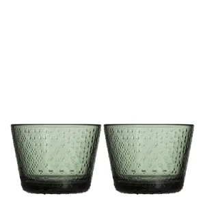 iittala - Tundra Glas 16 cl 2-pack Tallgrön