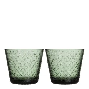 iittala - Tundra Glas 29 cl 2-pack Tallgrön