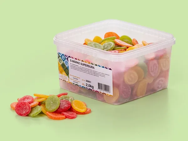 S-märke Supersurt Lösgodis 2 kg