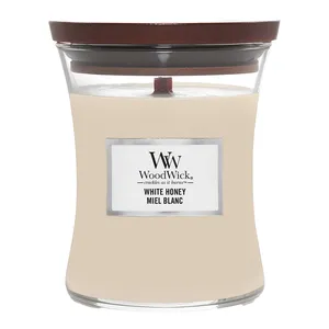 WoodWick - Hourglass doftljus medium white honey