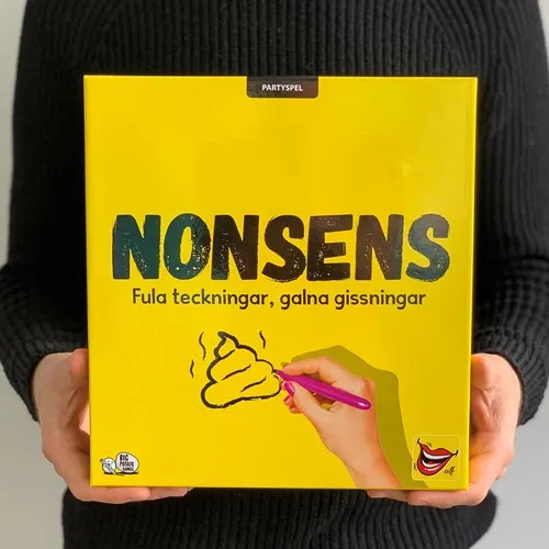 Sällskapsspel med knäppa teckningar - Nonsens, Gul
