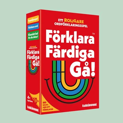 Sällskapsspel - Förklara, färdiga gå!, Röd