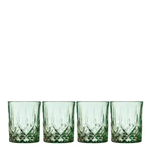 Lyngby Glas - Sorrento Whiskyglas 32 cl 4-pack Grön