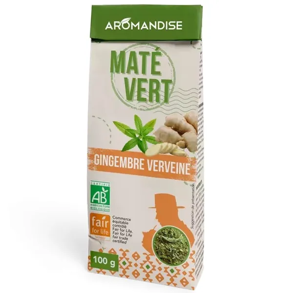 Ekologisk & Fairtrade Yerba Mate Te med Ingefära & Verbena