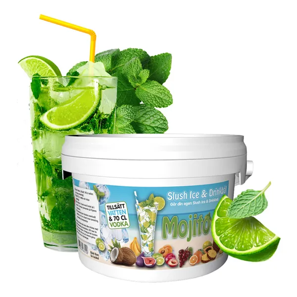 Slush Ice & Drinkbål - Mojito