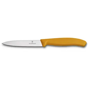 Victorinox Grönsaks- & Skalkniv Spetsig 10 cm Nylonhandtag Orange